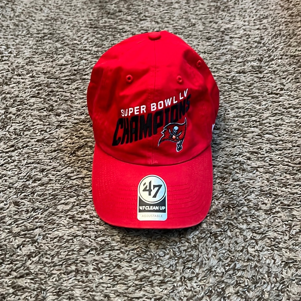 Tampa Bay Buccaneers Super Bowl LV Champions Adjustable Cap